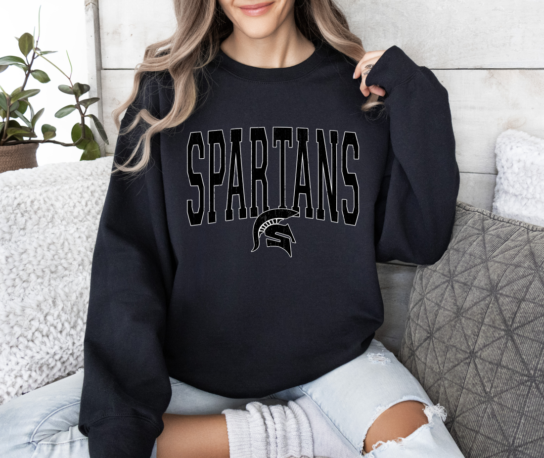 Spartans Black Design 6