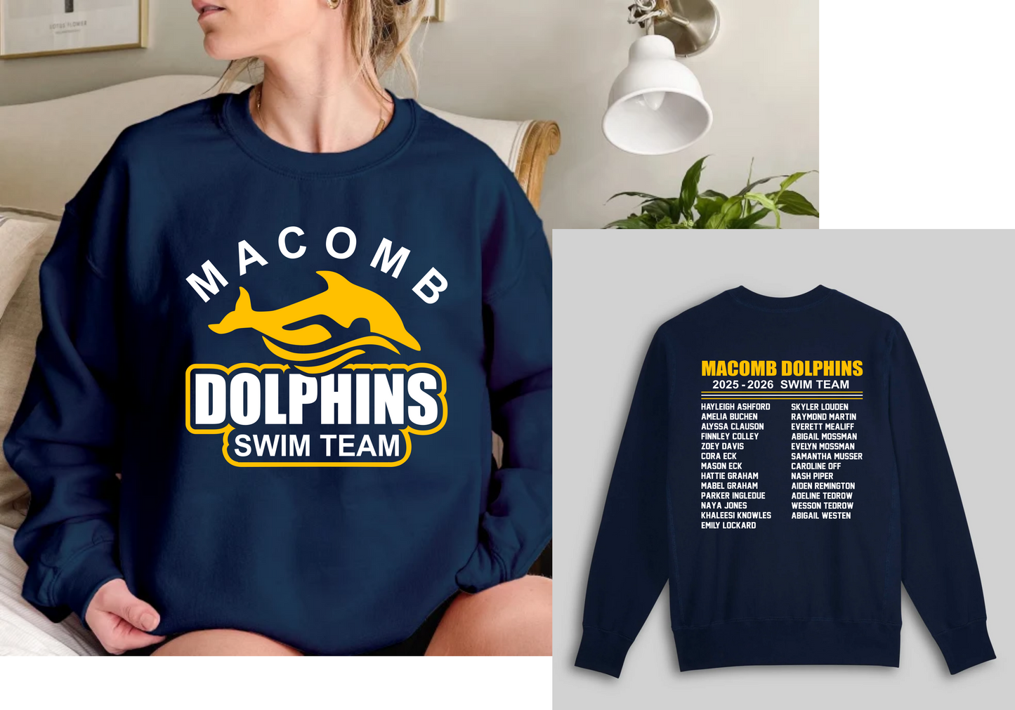 Dolphins 2026 Swim Sweatshirt