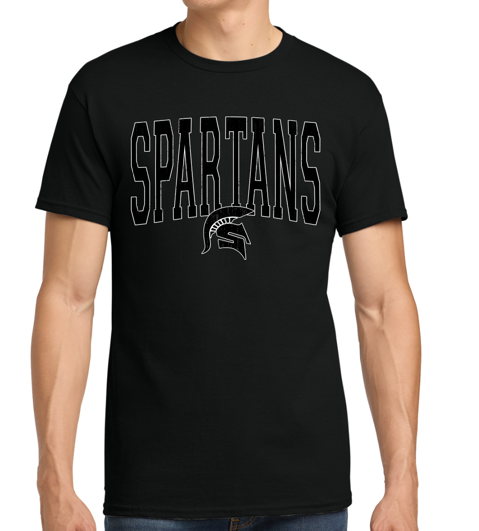 Spartans Black Design 6