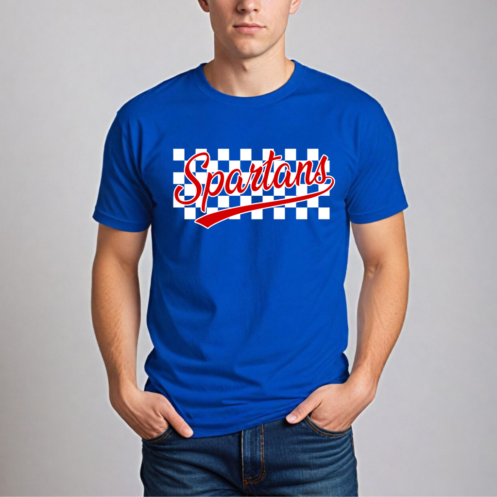 Spartans Checkered Design 1