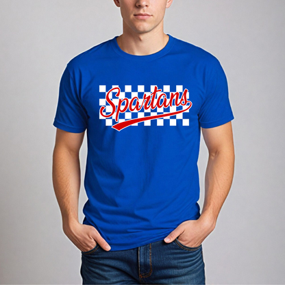 Spartans Checkered Design 1