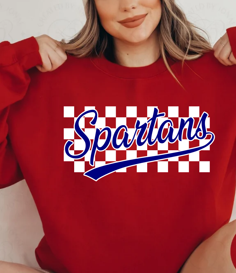 Spartans Checkered Design 1