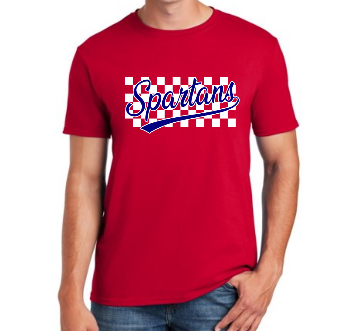 Spartans Checkered Design 1