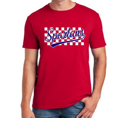 Spartans Checkered Design 1