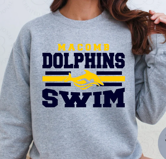 Dolphins Swim Sweatshirt
