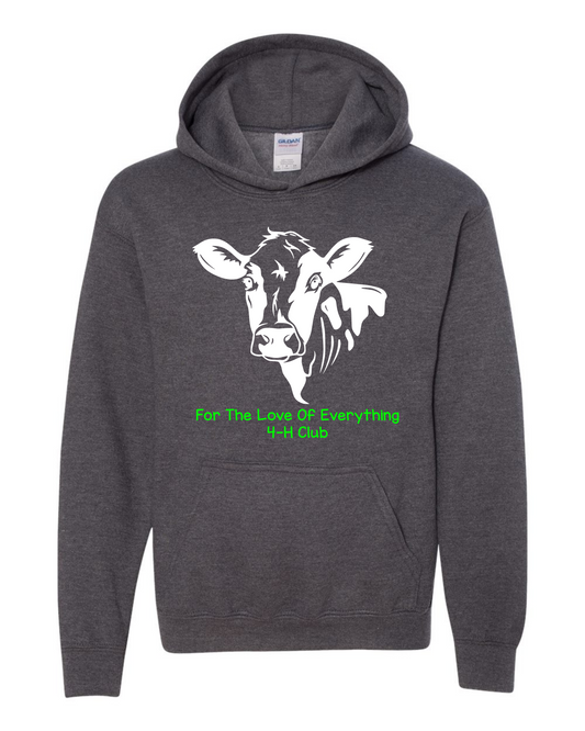 4-h cow hoodie