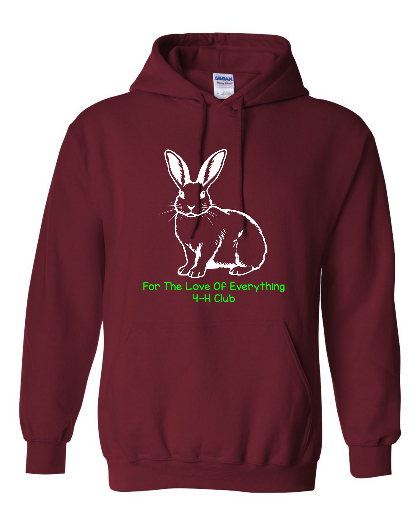 4-h rabbit hoodie