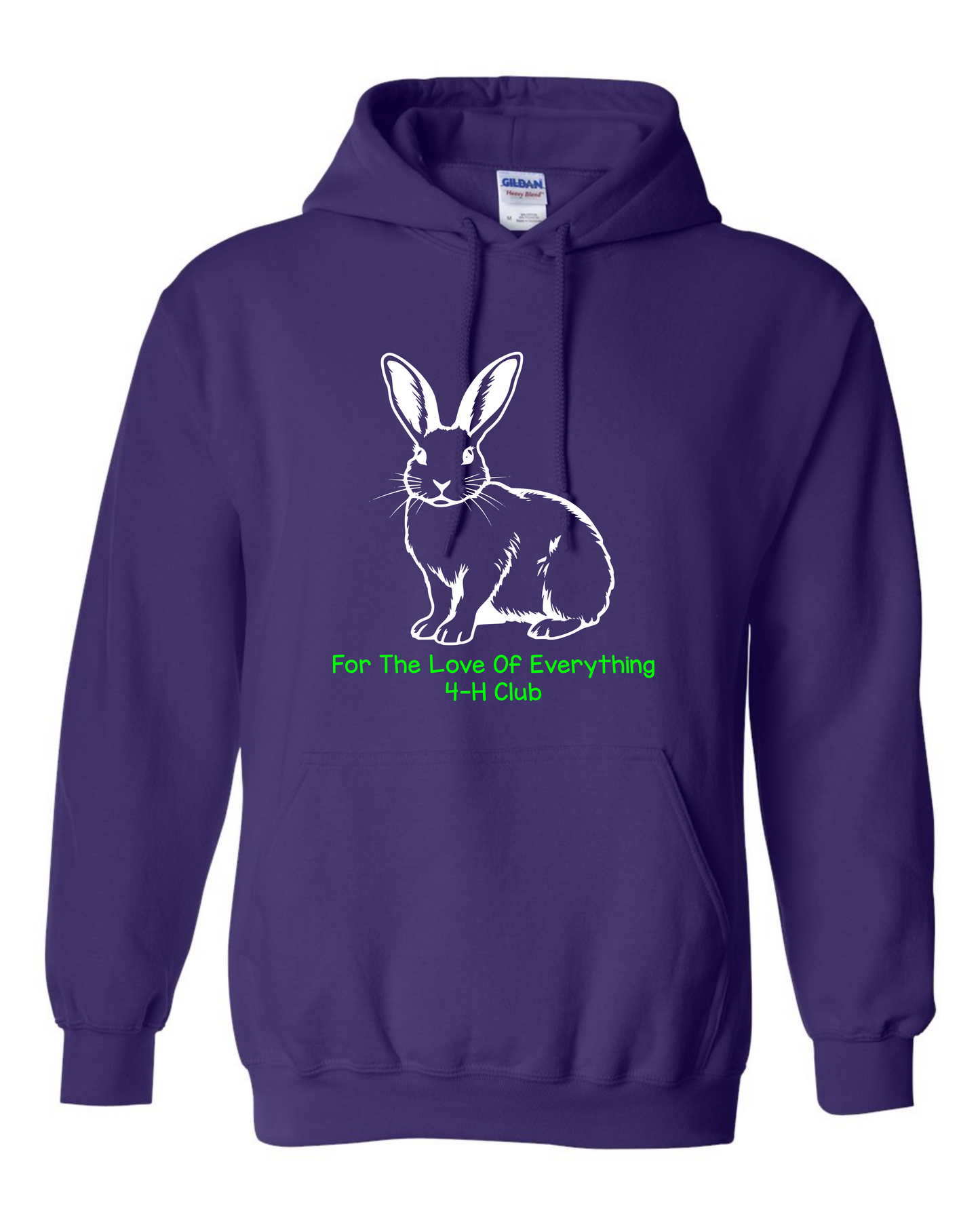 4-h rabbit hoodie