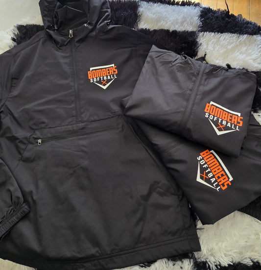 Bombers softball Champion Anorak jacket