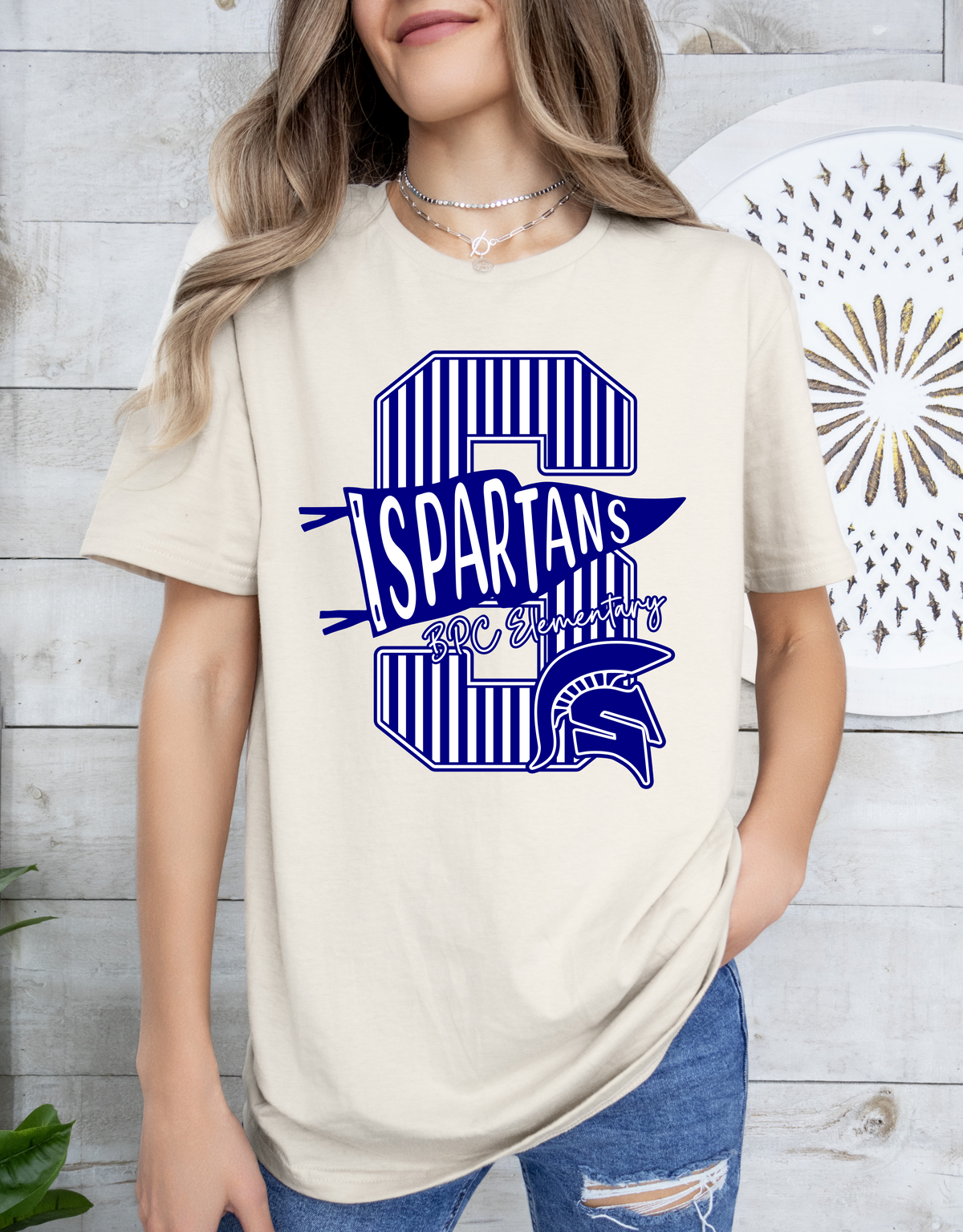 Elementary S blue design