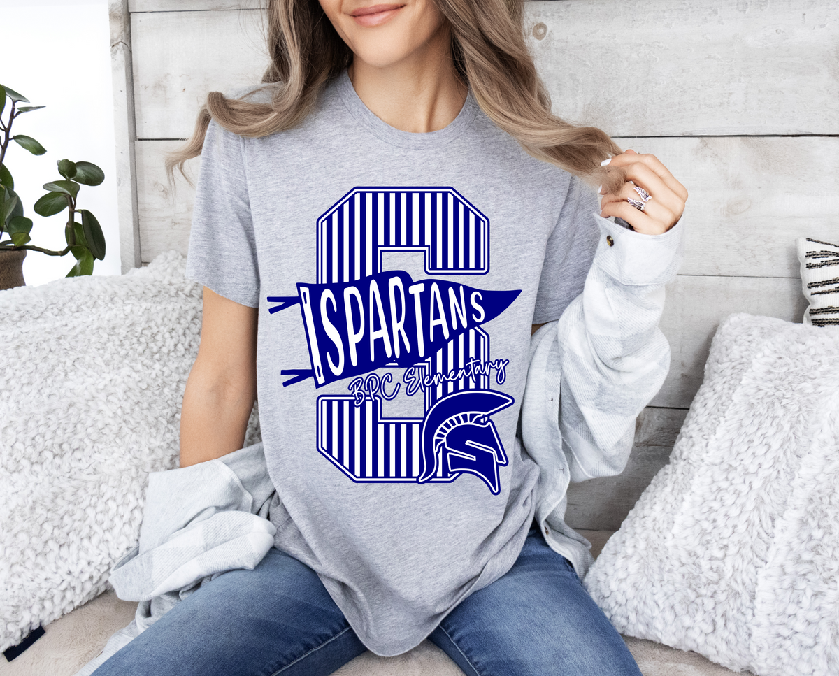 Elementary S blue design