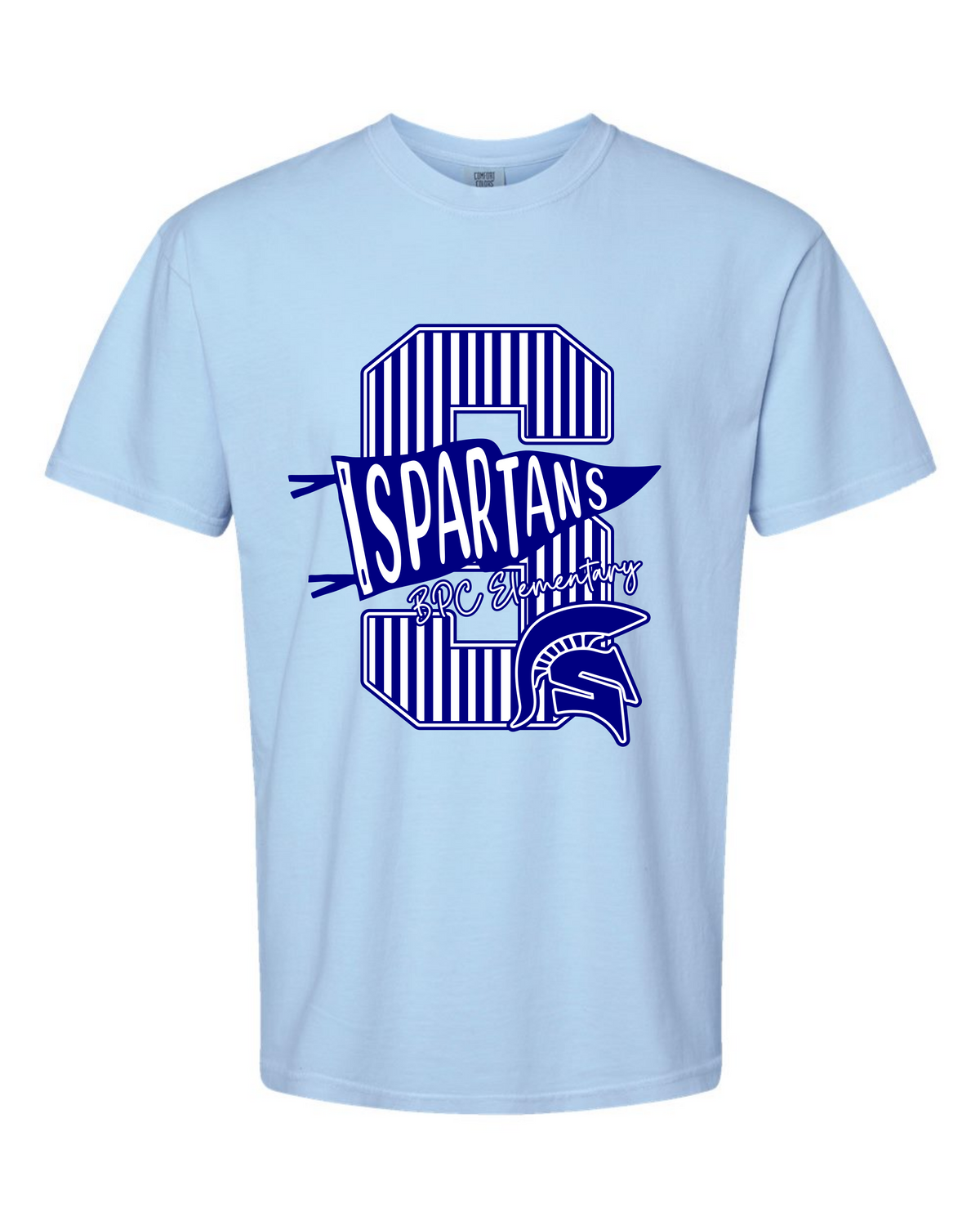 Elementary S blue design