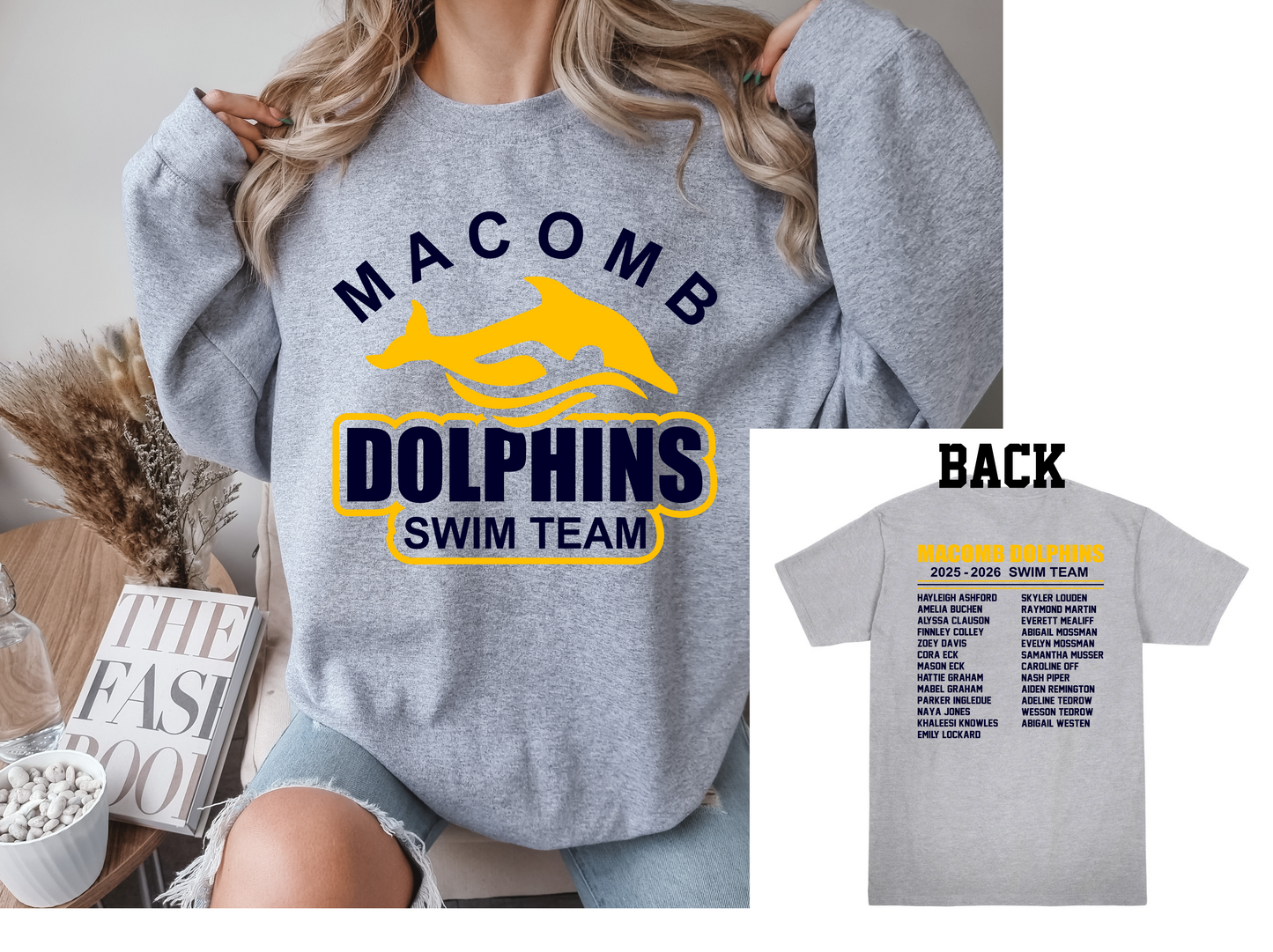 Dolphins 2026 Swim Sweatshirt