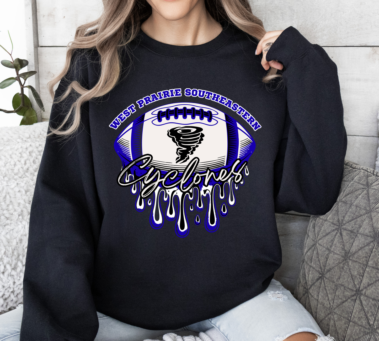WPSE Cyclones  Football Drip