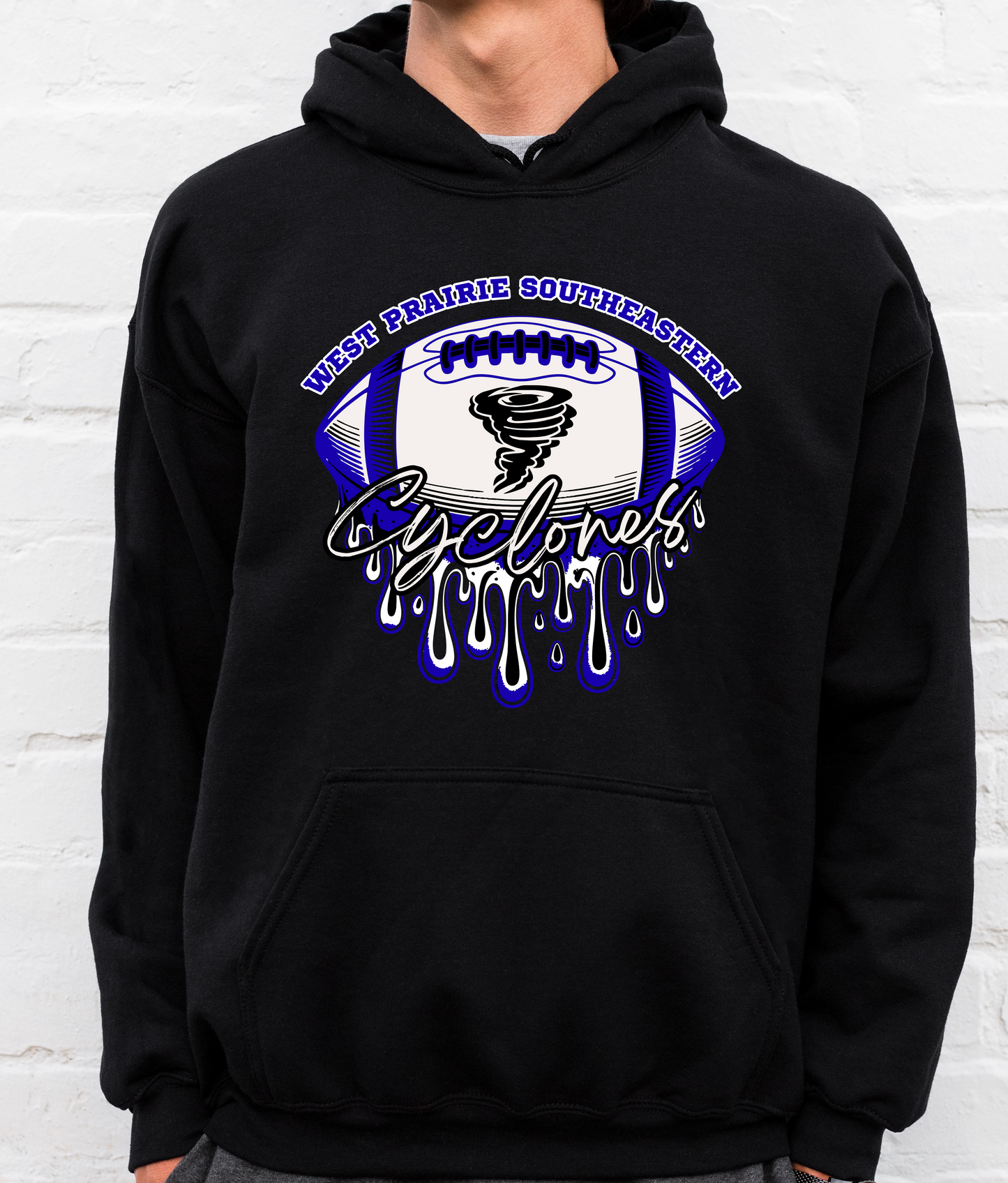 WPSE Cyclones  Football Drip